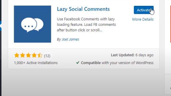 Lazy Social Comments